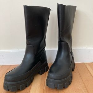 ❤️Lug Sole Platform Boots, Calf-Height | CIRCUS by Sam Edelman